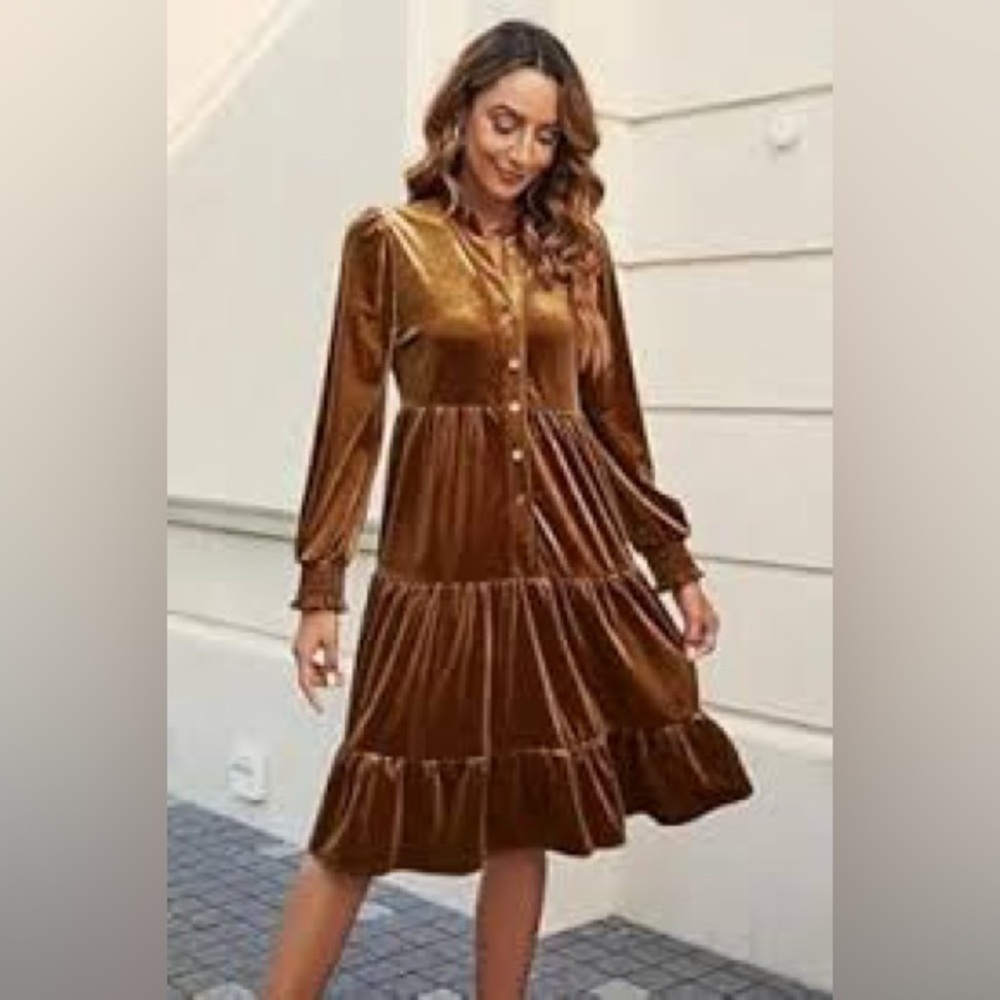 Small Velvet Boho Dress